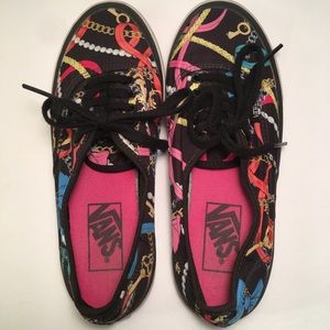 🥝 Bow / Ribbon / Chain Print - Vans